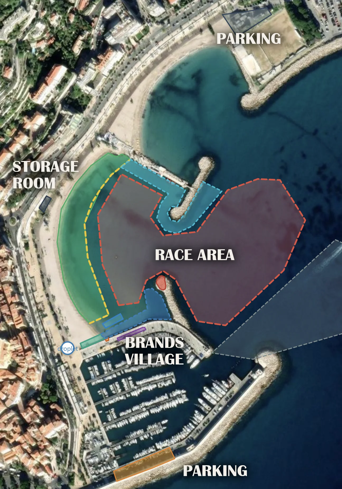 Plan d'implantation officiel LA FRECH Menton 2026